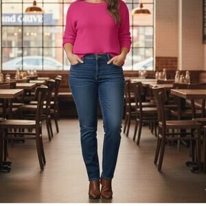 Modcloth Blue Denim Straight Jeans 2X